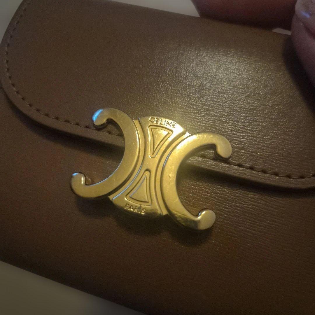 y*︎様 CELINE ブラウン 三つ折り財布