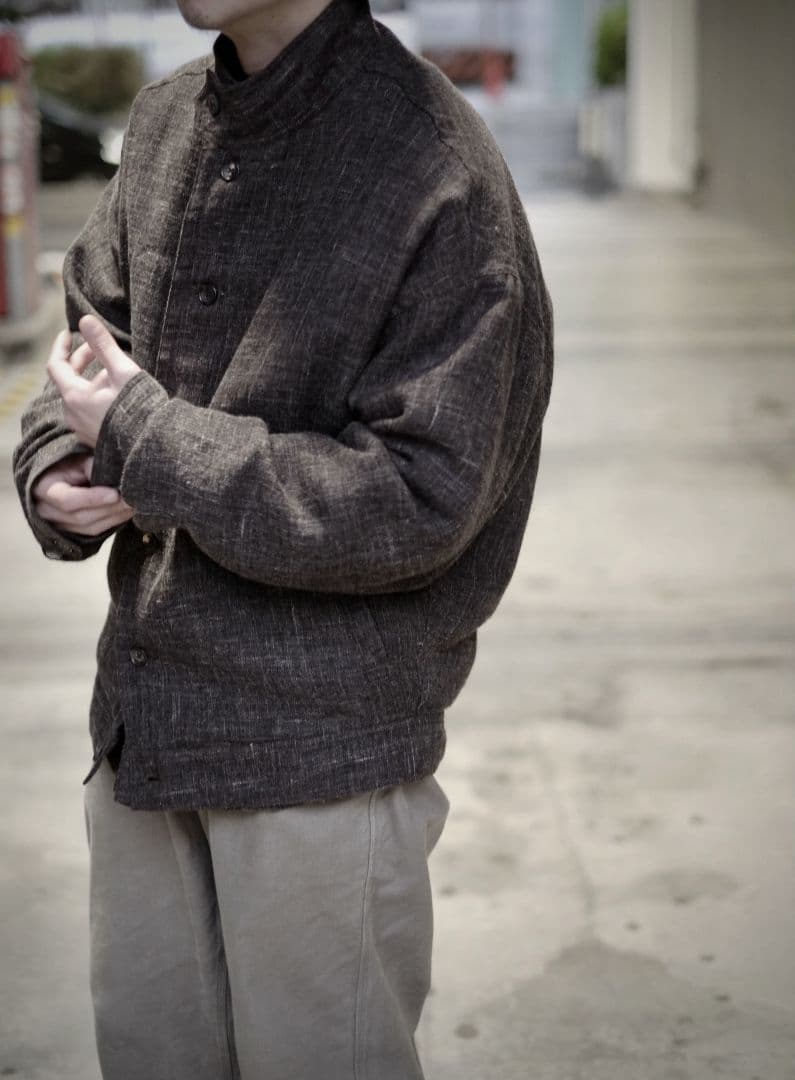 kaval カヴァル 25ss／Dog year blouson (linen)