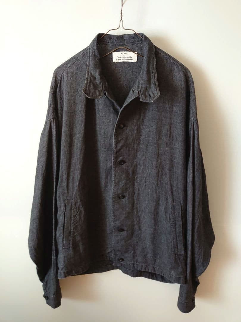 kaval カヴァル 25ss／Dog year blouson (linen)
