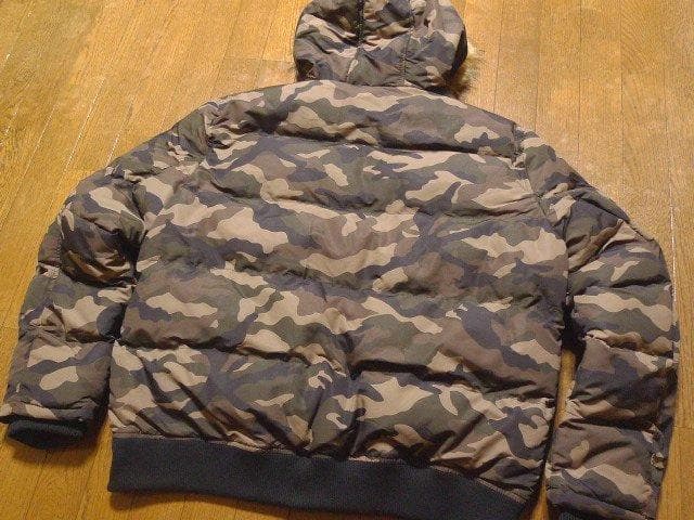 【大きい】5L6L4XL5XL日本サイズ位トミーヒルフィガー迷彩ダウンジャケット