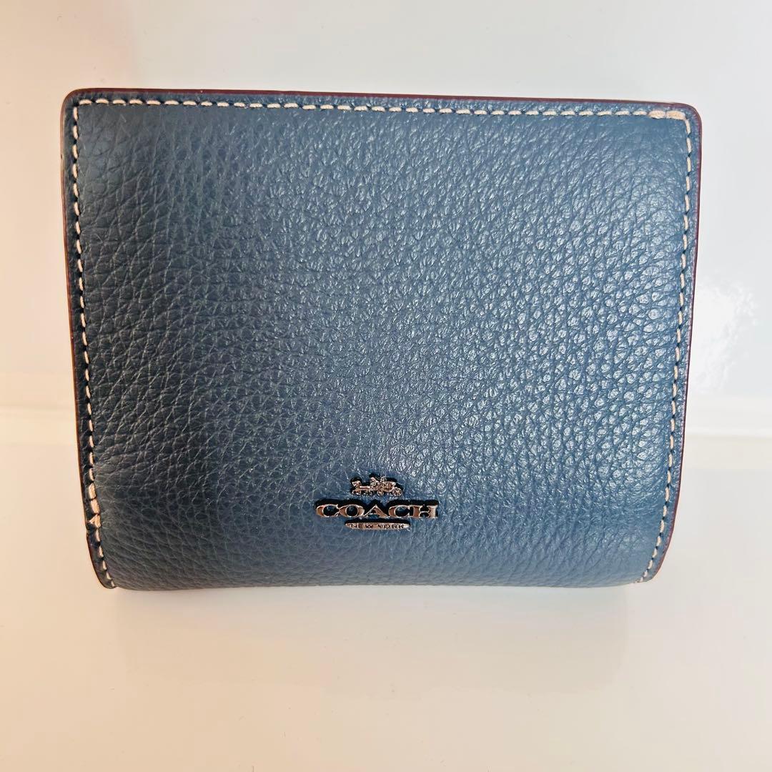 COACH × SNOOPY レザー 二つ折り財布