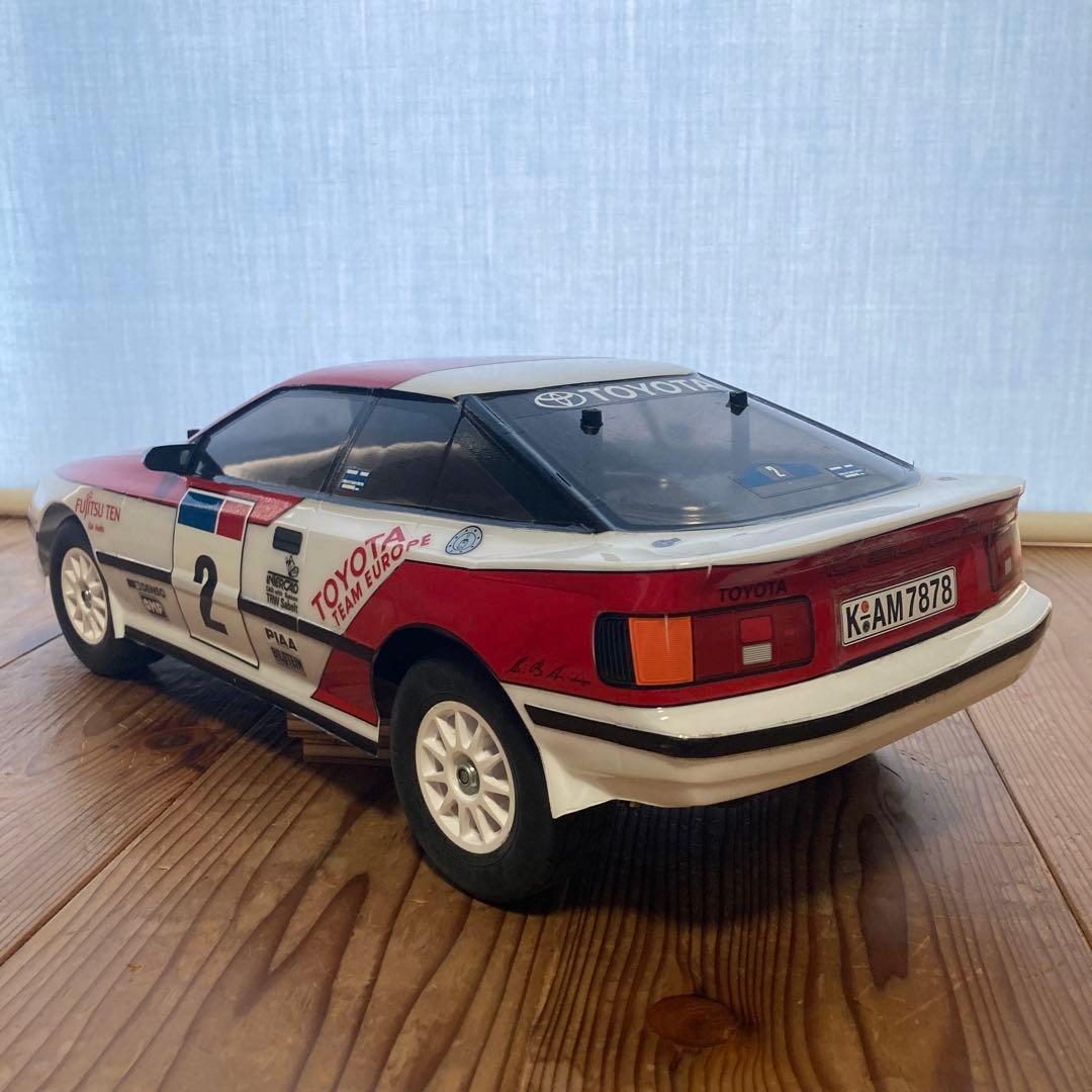 トヨタ スープラ ラジコン 1/10 ボディ＋ドライバー人形 塗装完成品