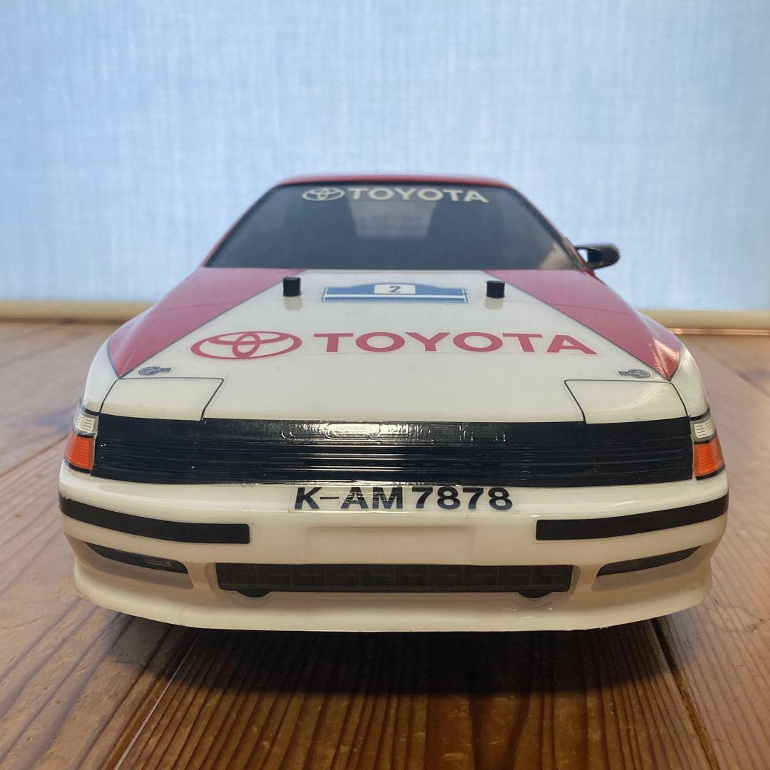 トヨタ スープラ ラジコン 1/10 ボディ＋ドライバー人形 塗装完成品