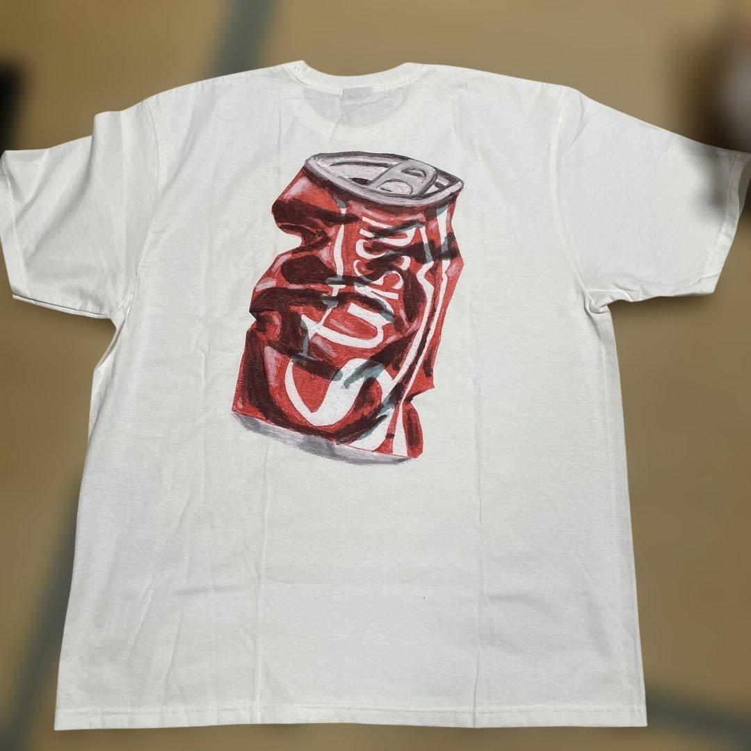 stussy コーラ Tシャツ ホワイトL