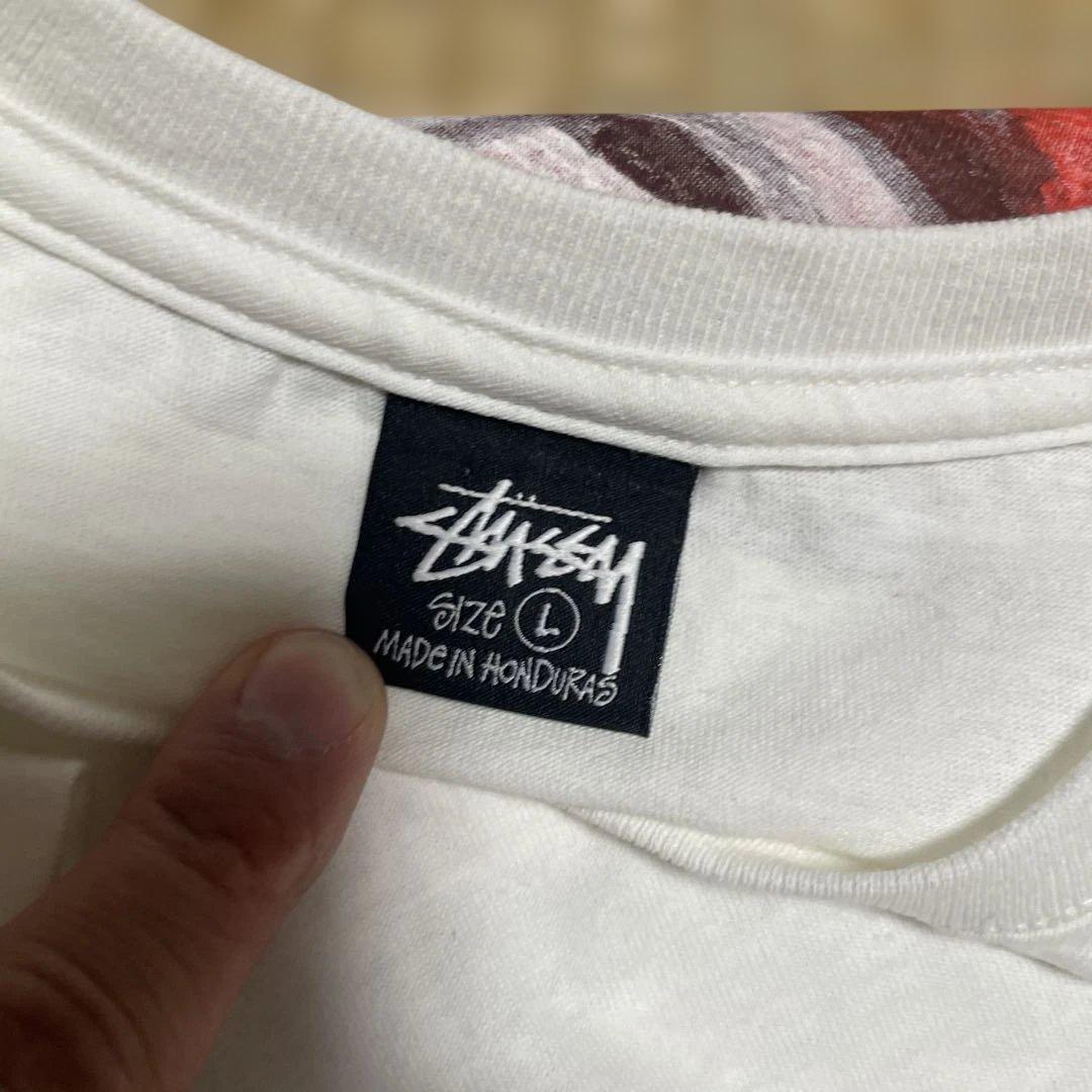 stussy コーラ Tシャツ ホワイトL