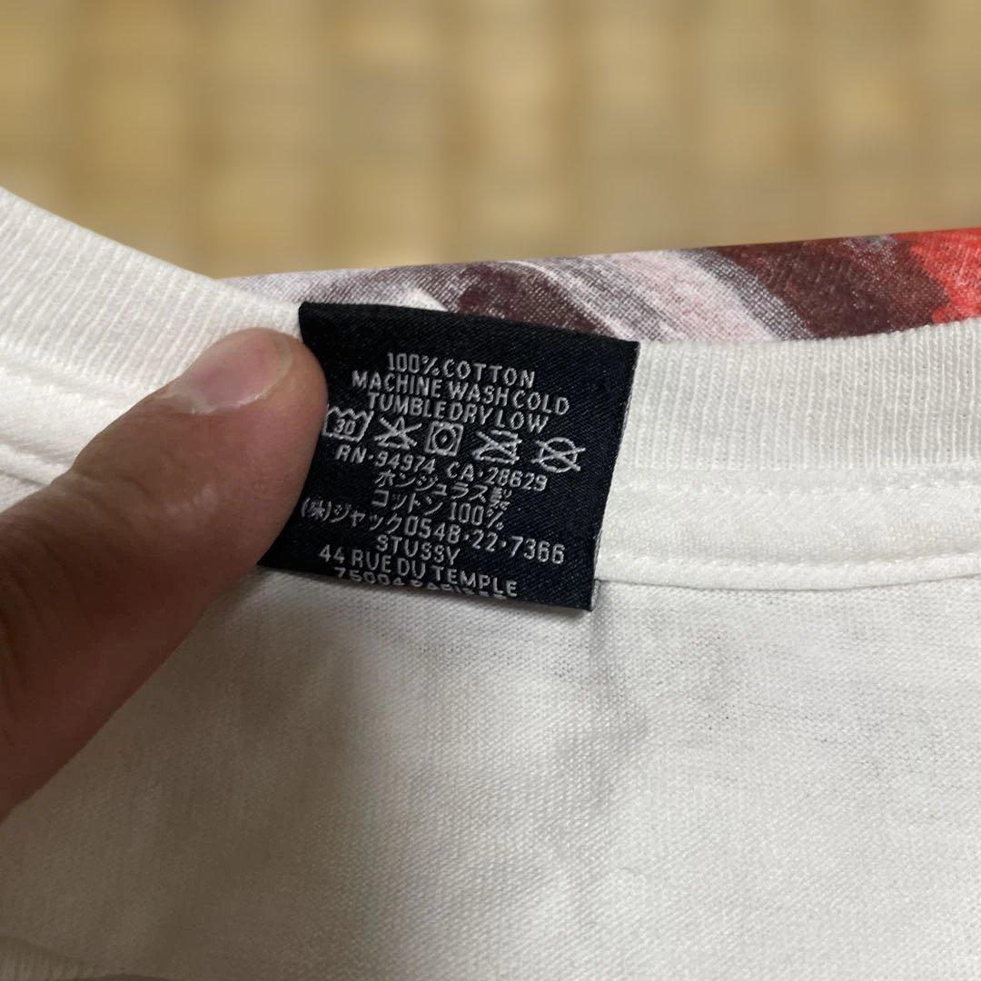 stussy コーラ Tシャツ ホワイトL
