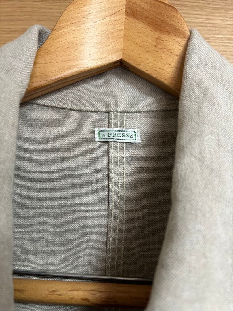 A.PRESSE リネン　Coverall Jacket アプレッセ