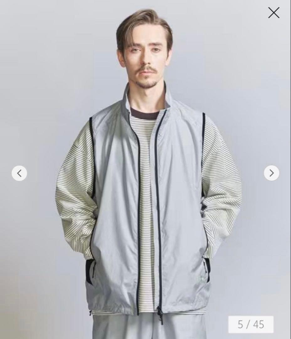 Goldwin x BEAUTY&YOUTH パックベスト 3 グレー