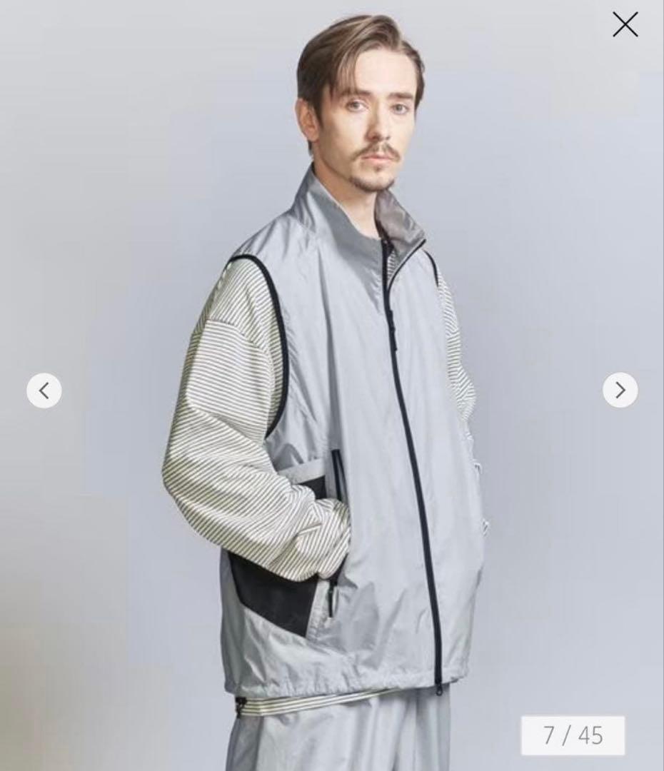 Goldwin x BEAUTY&YOUTH パックベスト 3 グレー