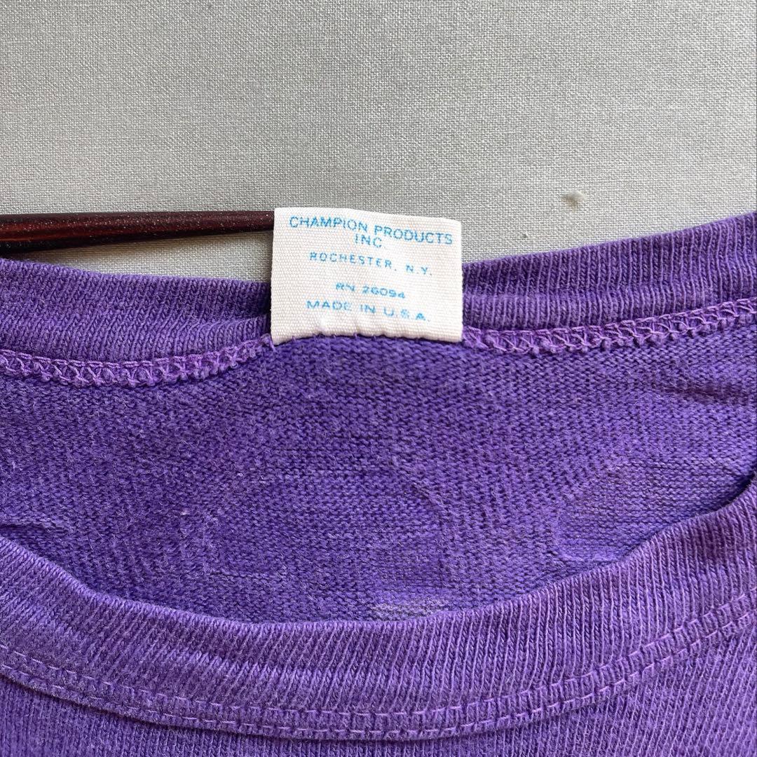 【バータグ中期】70s USA製 Champion アメフトTシャツ