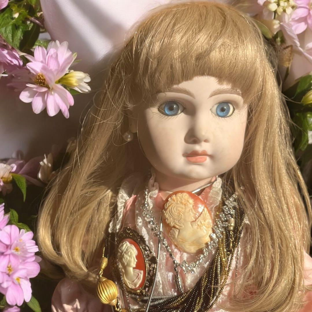 焼きみかん ビスクドール テート ジュモー デポゼ シェルカメオ 綺麗