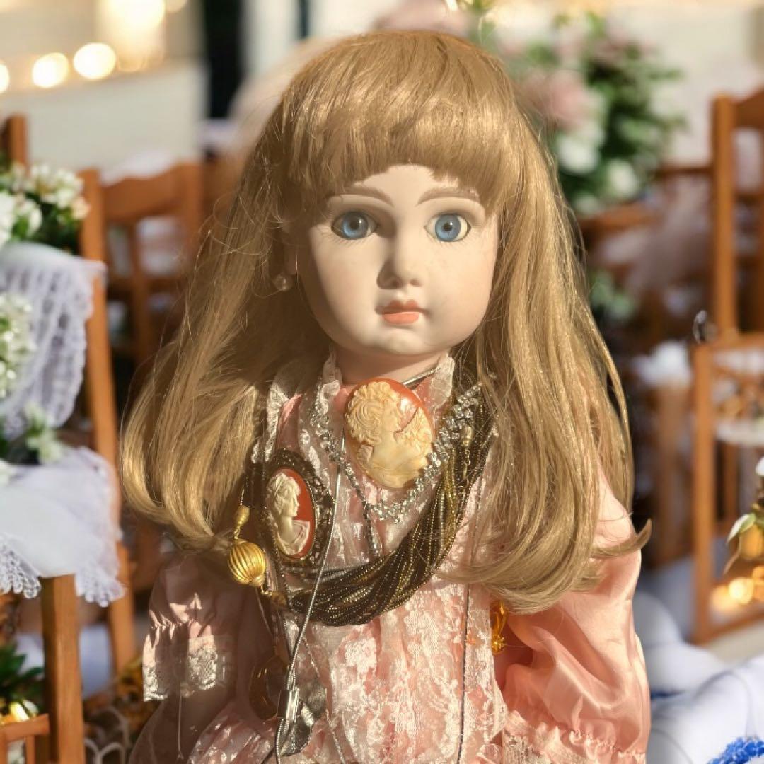 焼きみかん ビスクドール テート ジュモー デポゼ シェルカメオ 綺麗