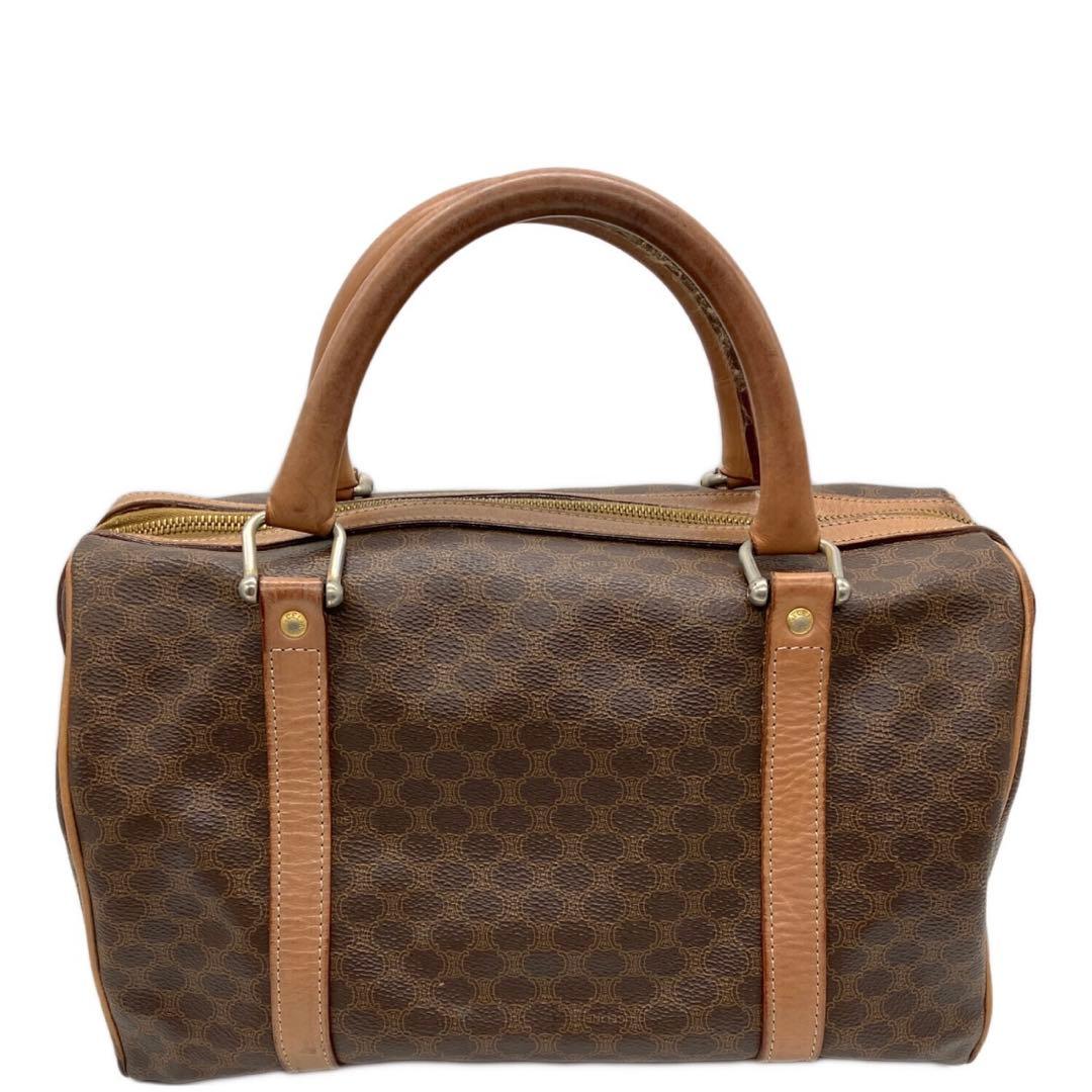 CELINE ボストンバッグ　マカダムオールド