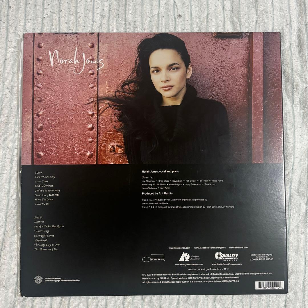 【LP】Norah Jones／Come away with me