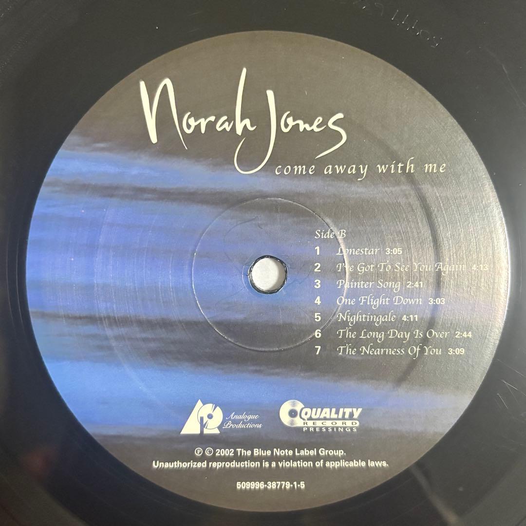 【LP】Norah Jones／Come away with me