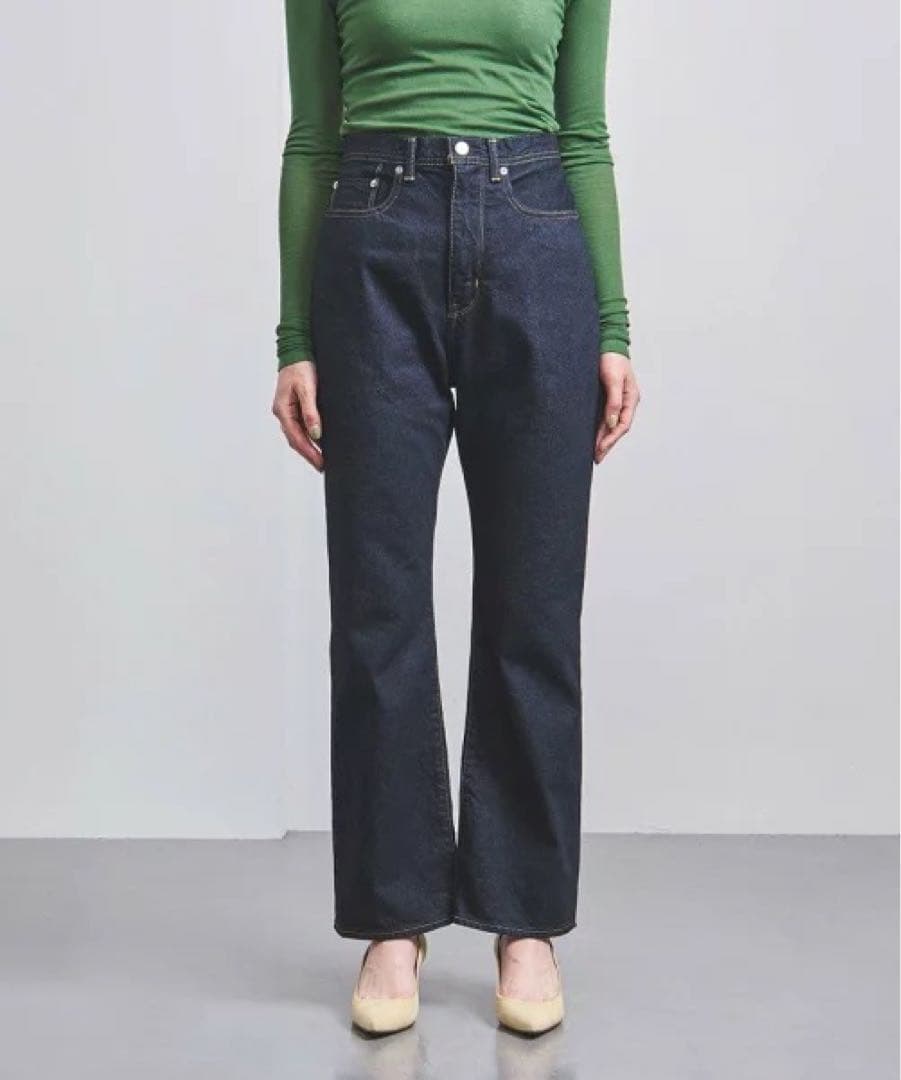 新品★ セミフレア デニムパンツ 白 UNITED ARROWS ¥19800