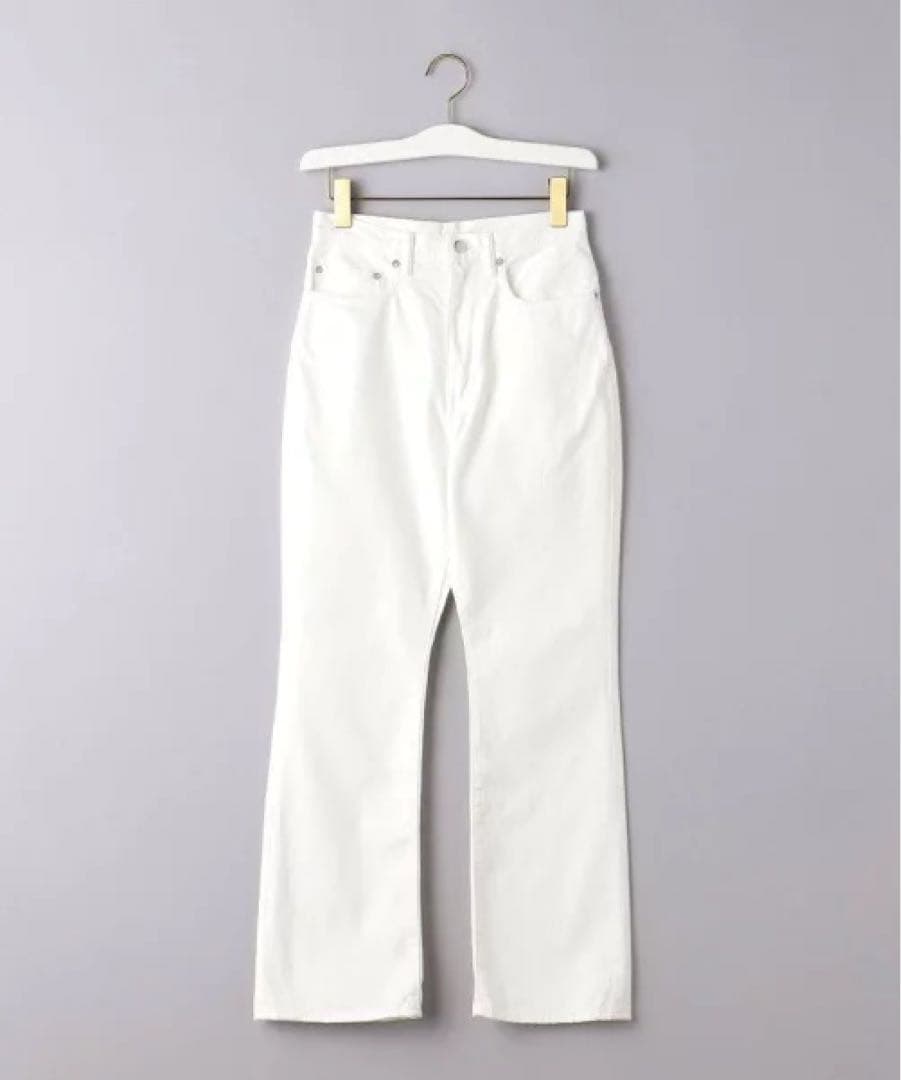 新品★ セミフレア デニムパンツ 白 UNITED ARROWS ¥19800