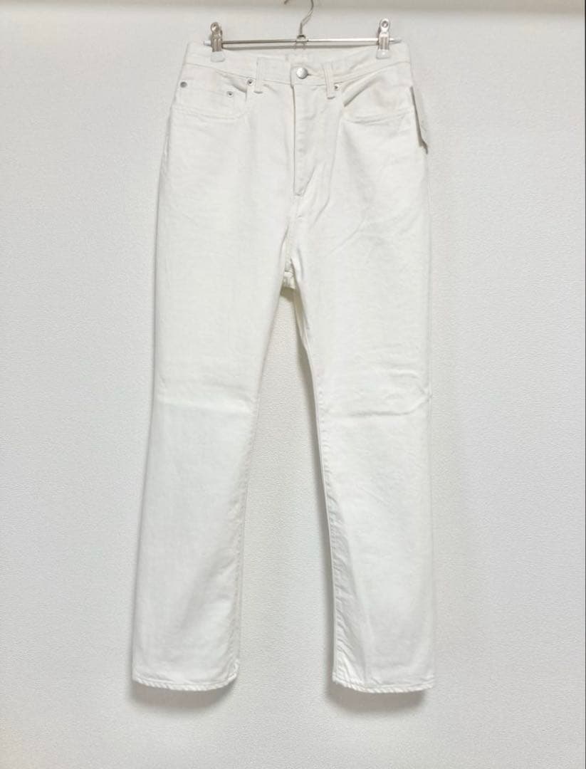 新品★ セミフレア デニムパンツ 白 UNITED ARROWS ¥19800
