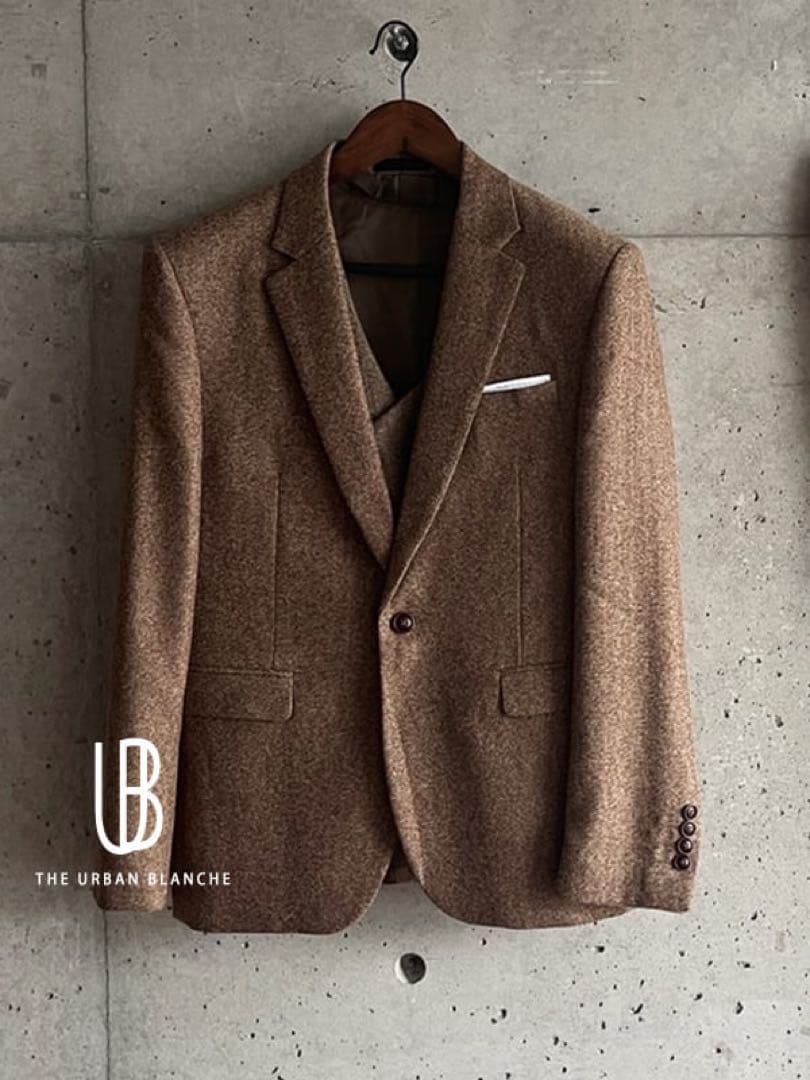 ⚫︎THE URBAN BLANCHE ブラウン 前撮り　タキシード