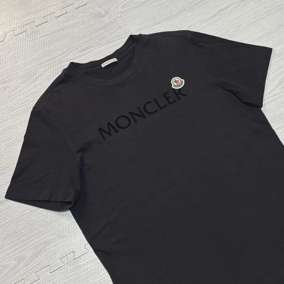 【完売モデル】モンクレール　Tシャツ　ブラック　Mサイズ