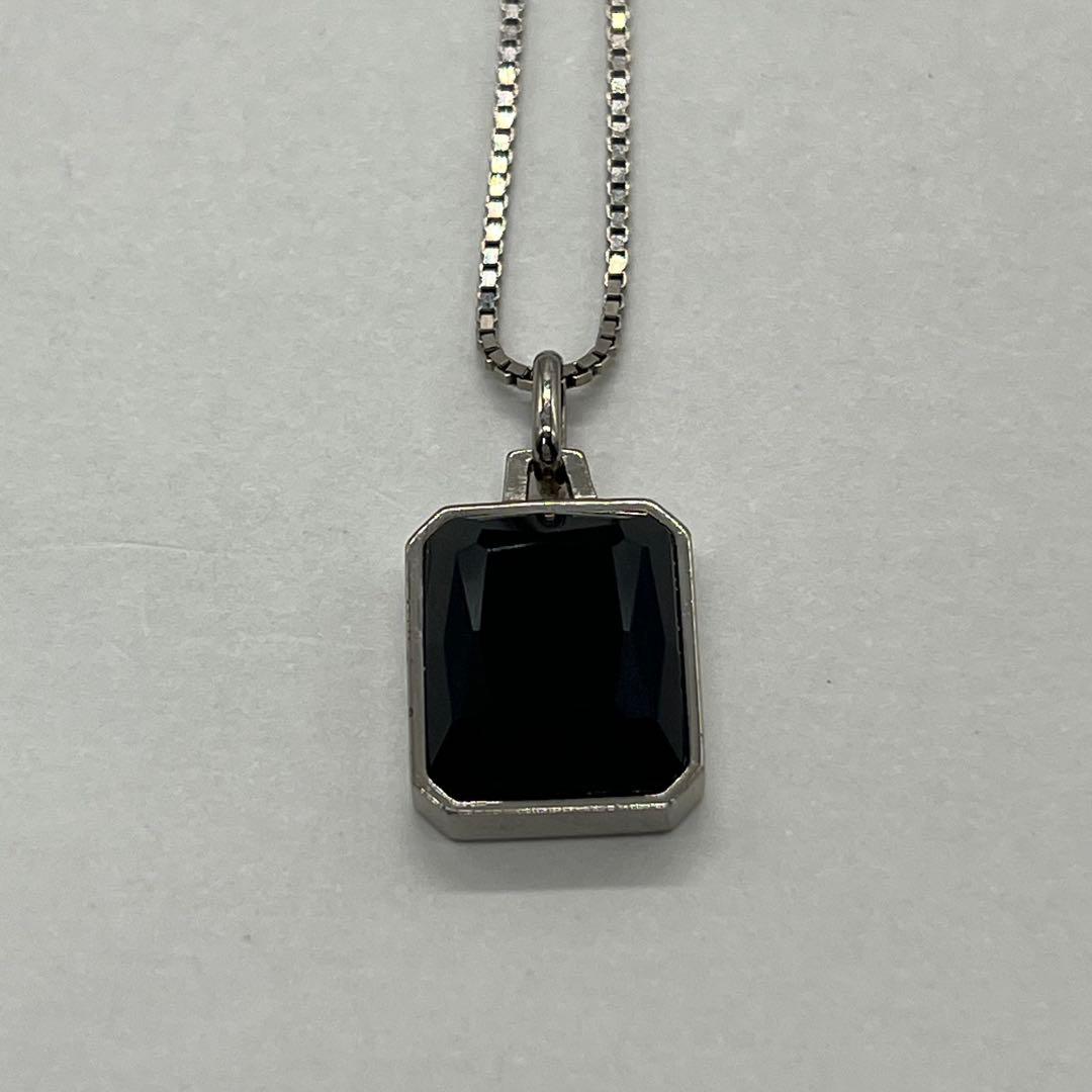 サンローラン SAINT LAURENT スクエアトップ チェーン ネックレス