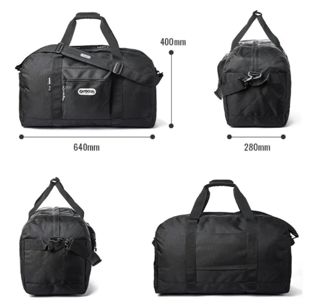 OUTDOOR PRODUCTS アウトドアプロダクツ ボストンバッグ61L 黒