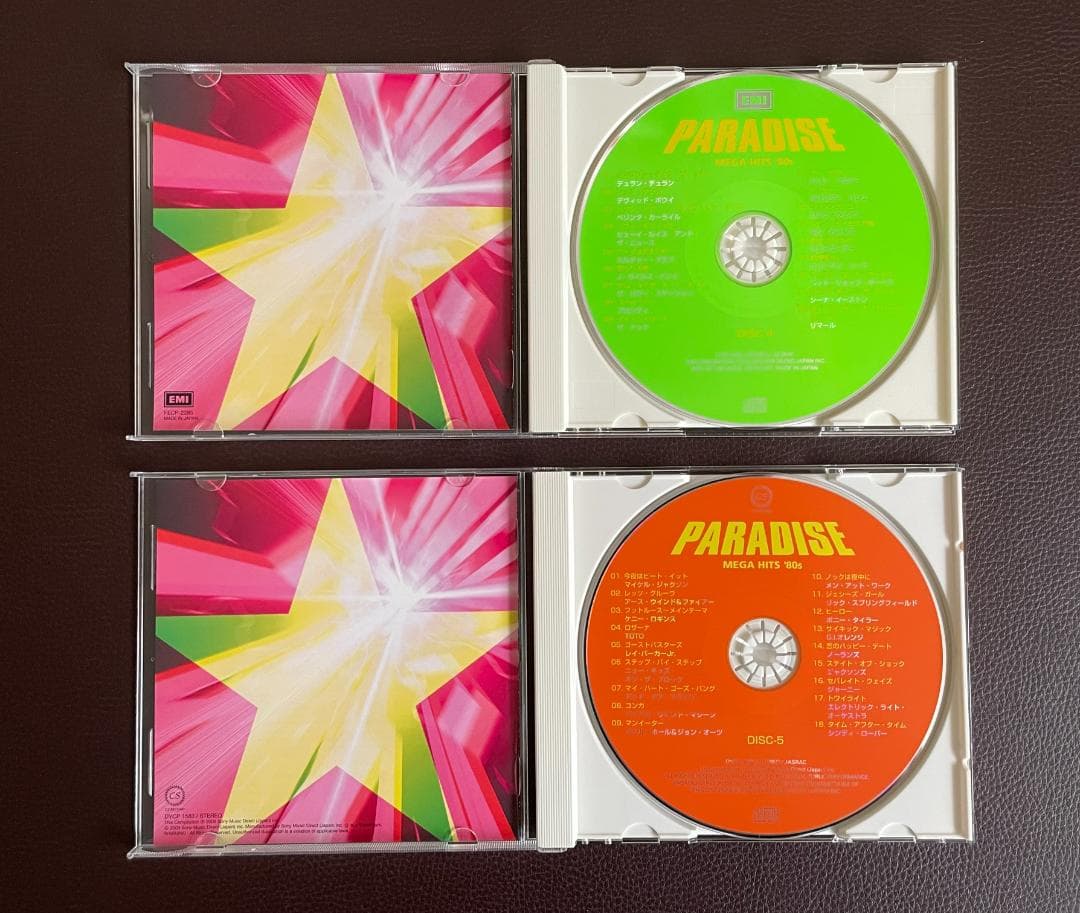 ■ＣＤ【PARADISE MEGA HITS '80s】5枚組■
