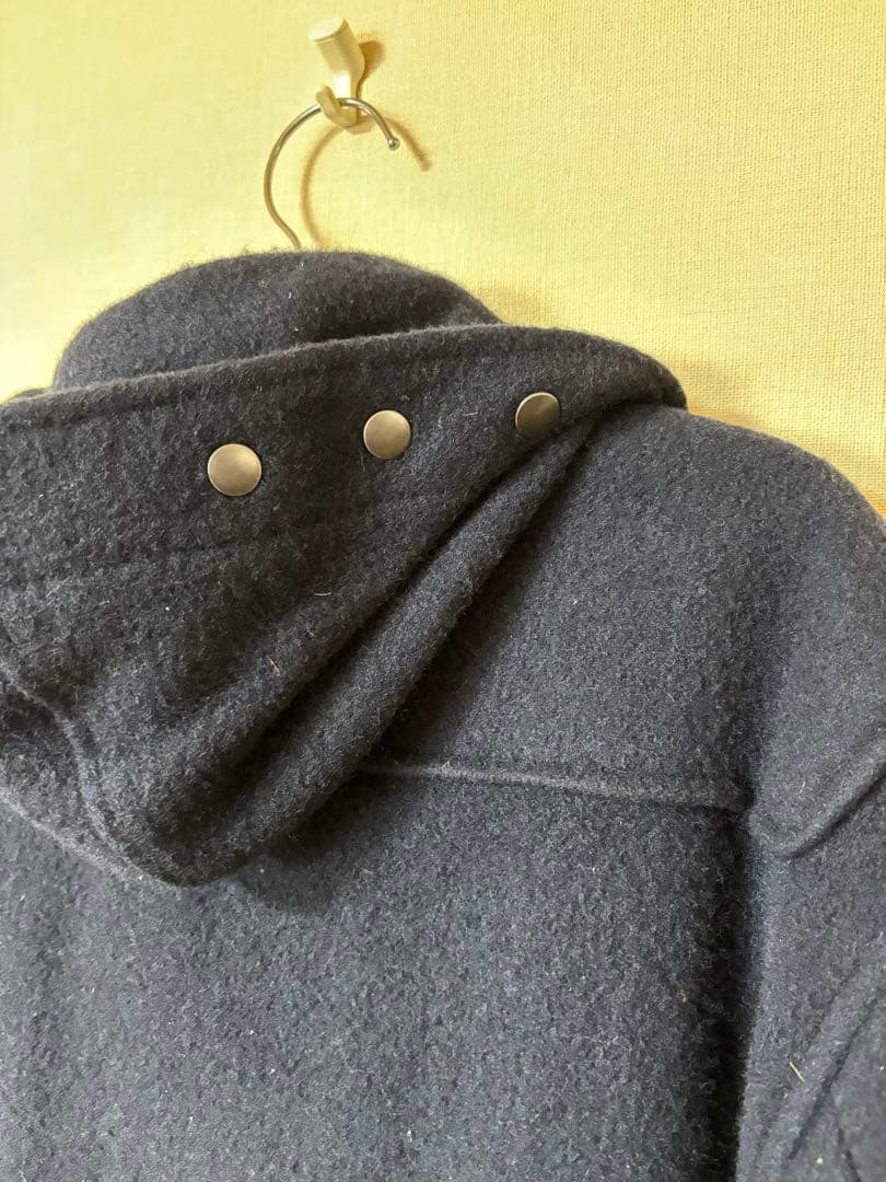90s L POLO ラルフローレン　三角タグ　ロング　ダッフルコート　ネイビー
