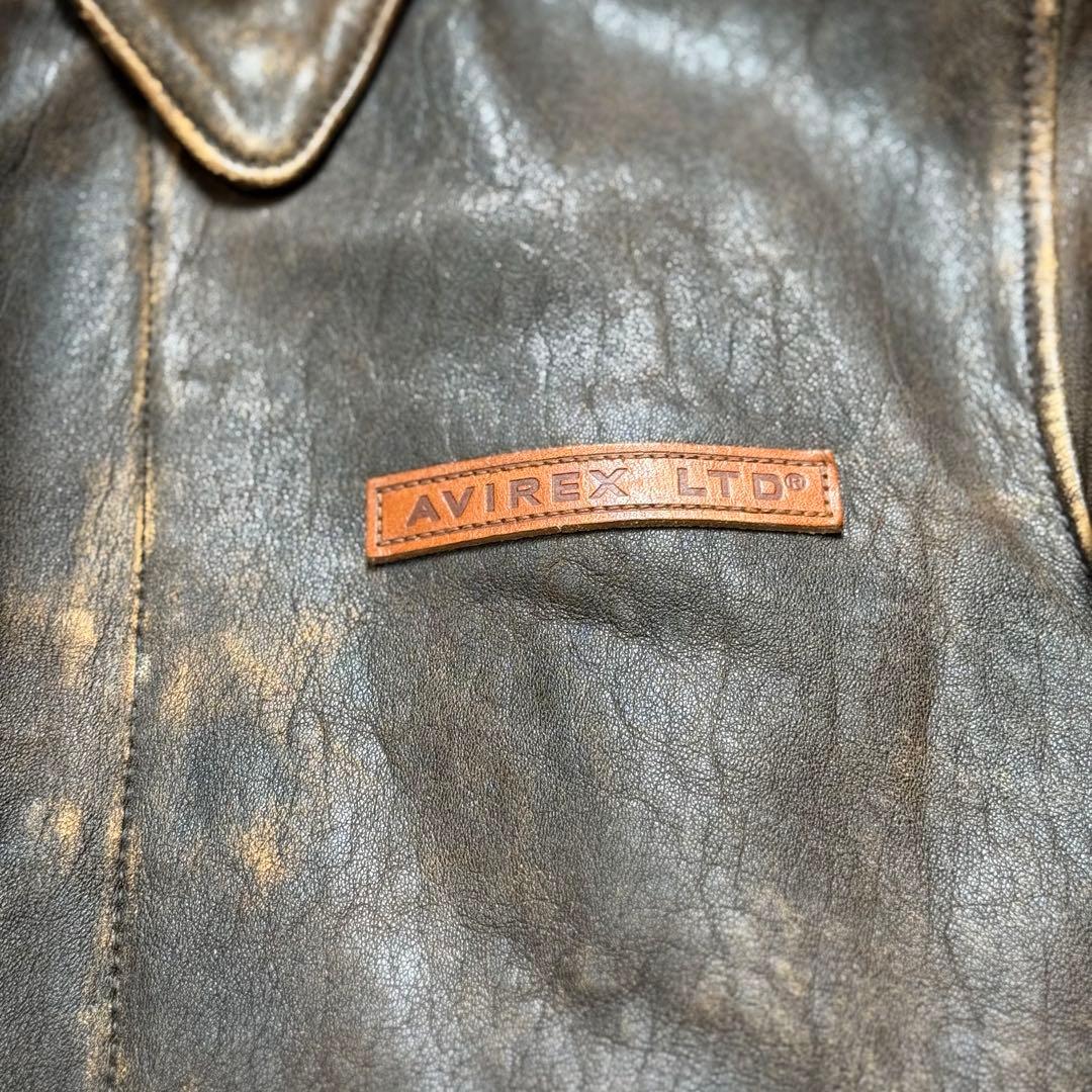 【美品】AVIREX アビレックス50周年記念A-2フライトジャケット38サイズ