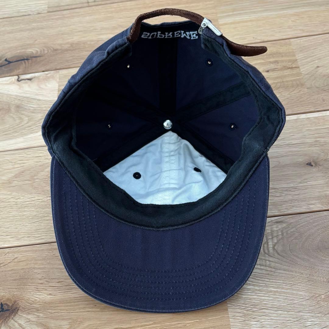 【希少】Supreme S Logo 6-Panel Cap Sロゴ ネイビー