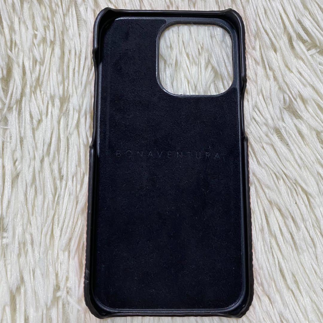 【極美品✨】ボナベンチュラ iPhone 15Pro スマホケース クロコピンク