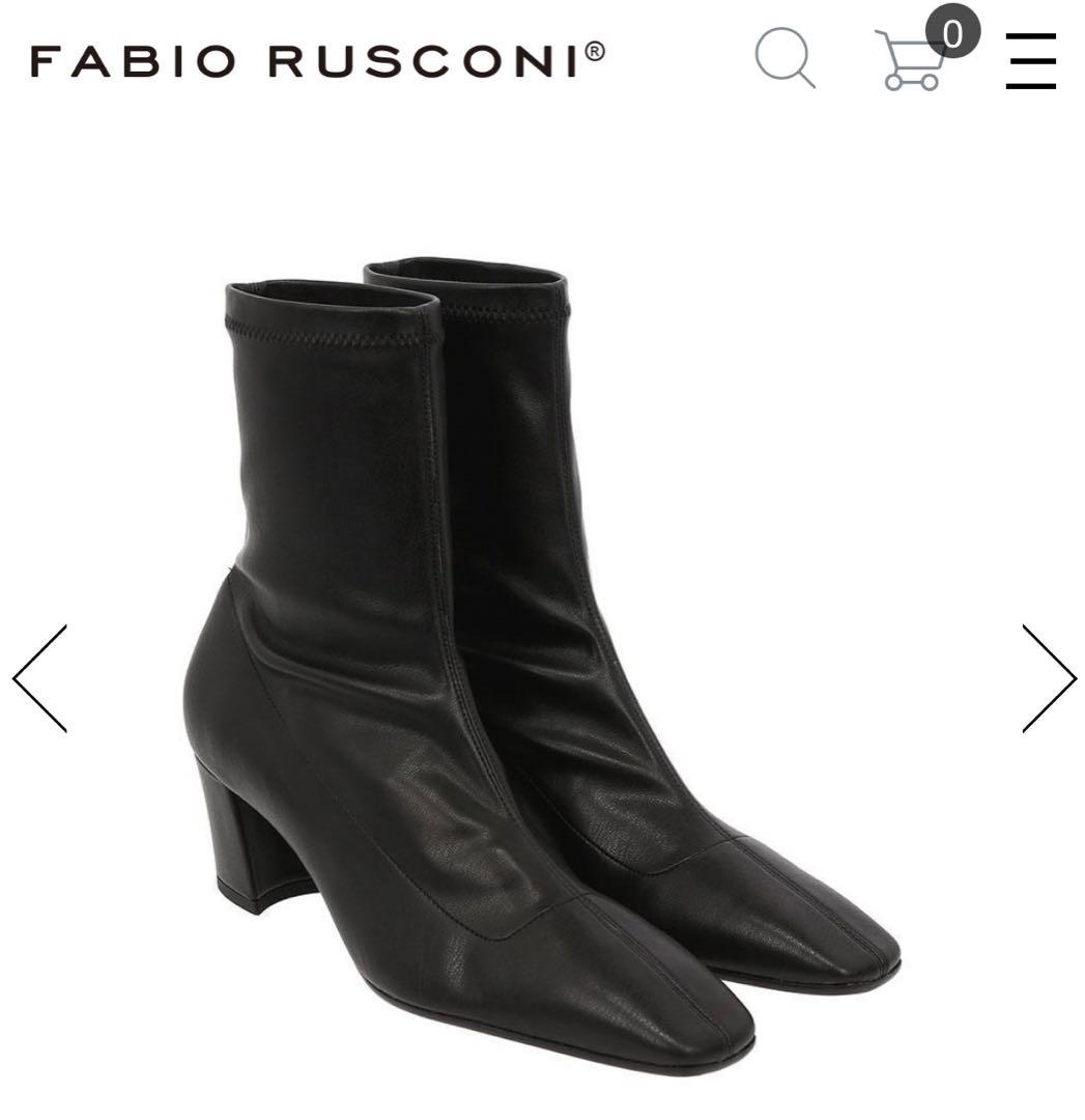 FABIORUSCONI ストレッチショートブーツ