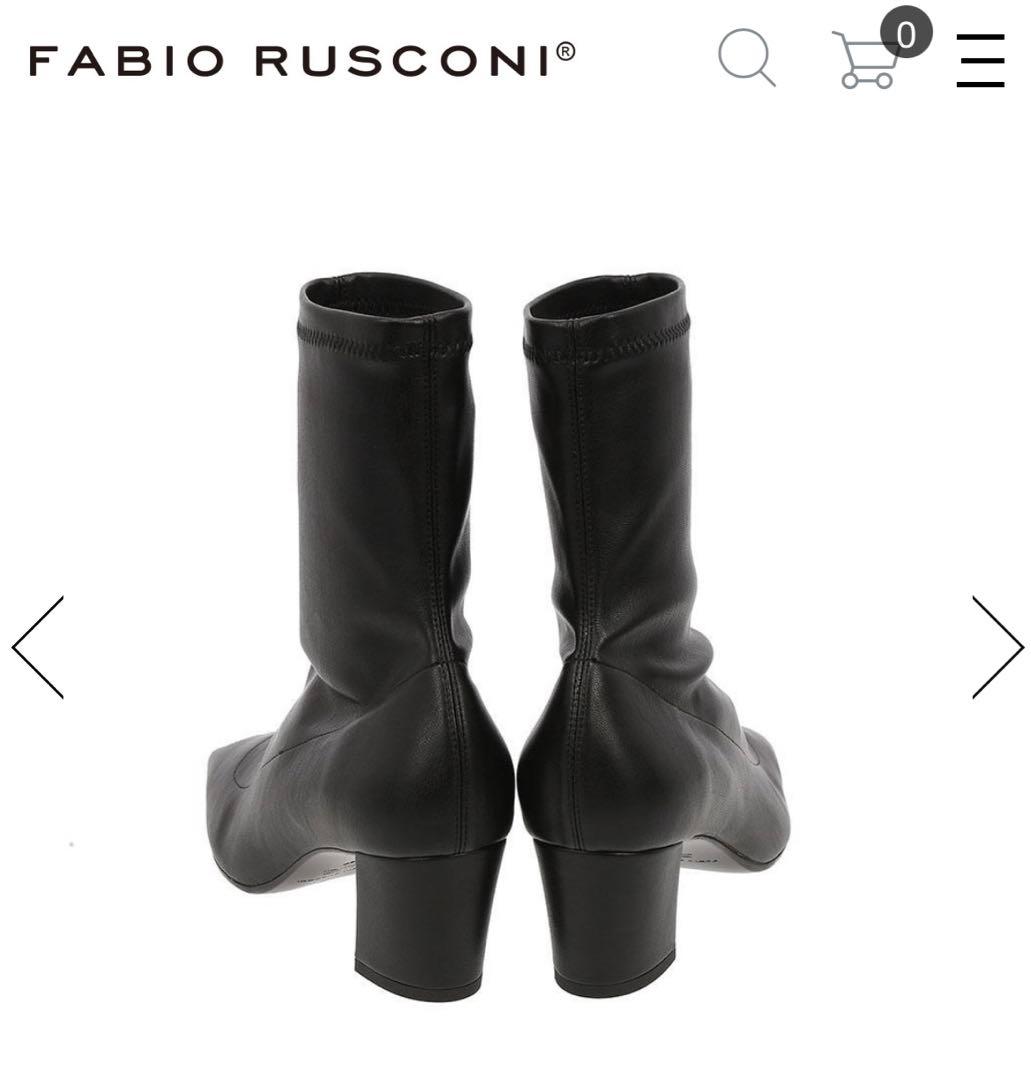 FABIORUSCONI ストレッチショートブーツ