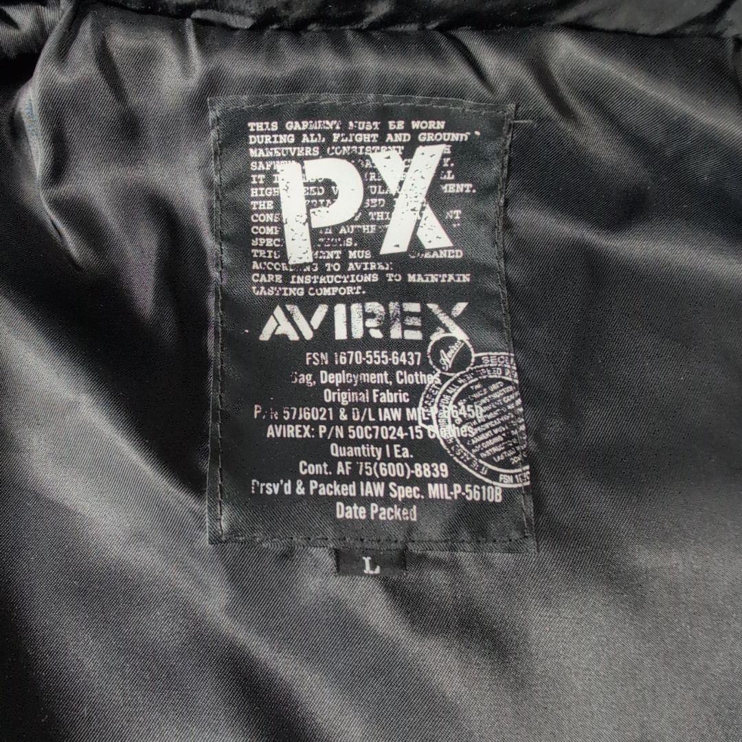 AVIREX ブラック CWU-36 フライト ジャケット L 黒