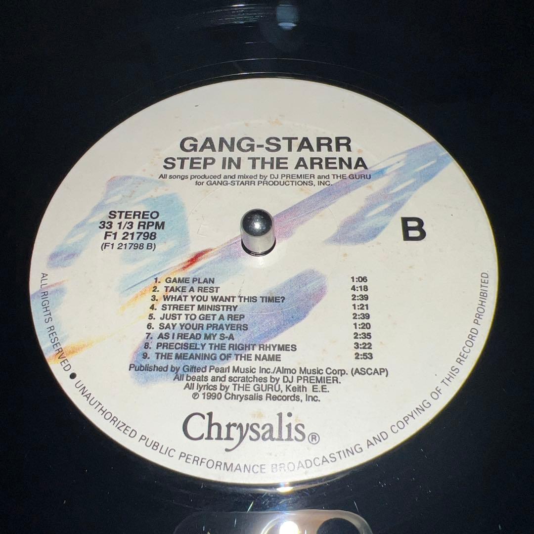 プロモ Gang Starr - Step in the Arena LP