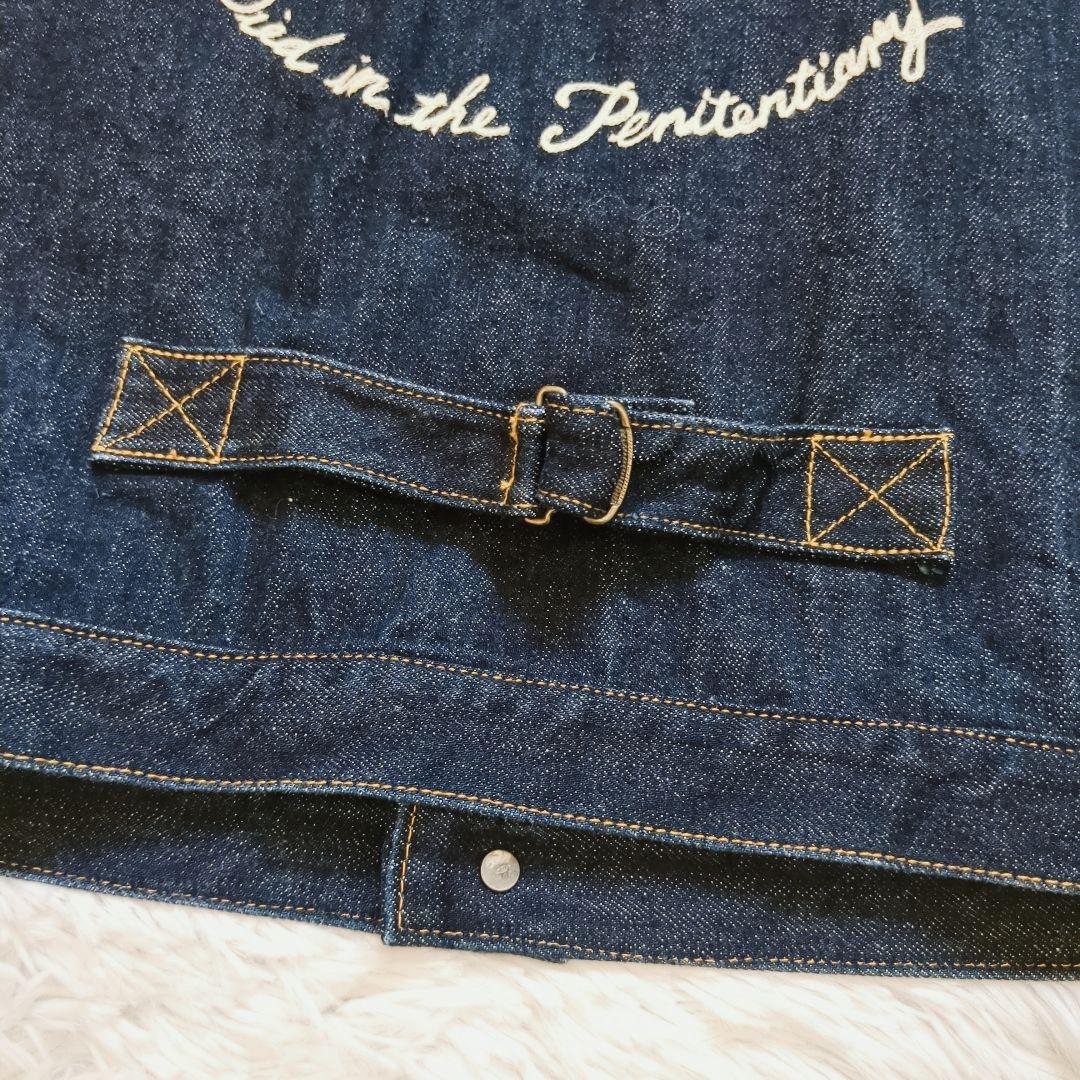 ギャングスタービル THE FIXER インディゴ デニムベスト OLD巻き刺繍