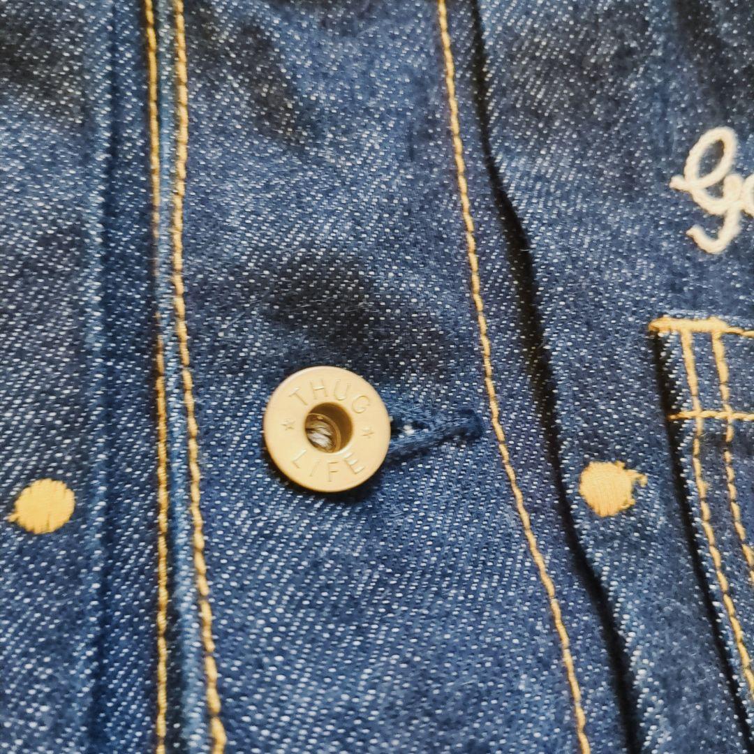 ギャングスタービル THE FIXER インディゴ デニムベスト OLD巻き刺繍