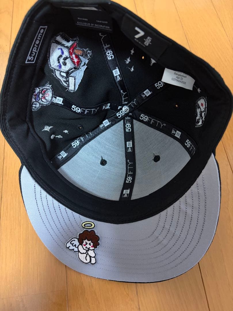 supreme × newera ワッペン　7 8/5 未使用