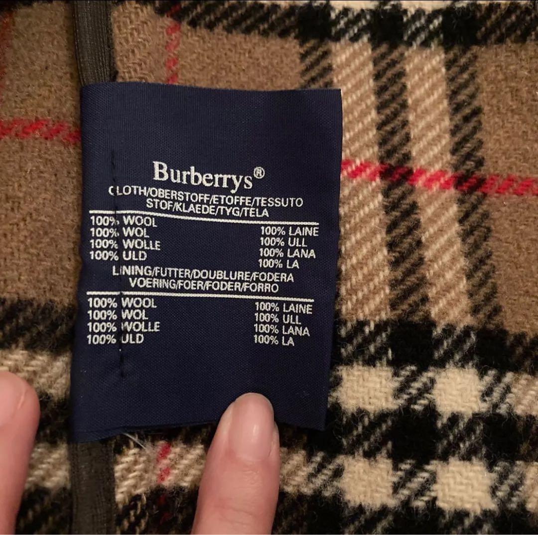 arouseバーバリー　ヴィンテージ　本国製ダッフルコート　ノバチェック