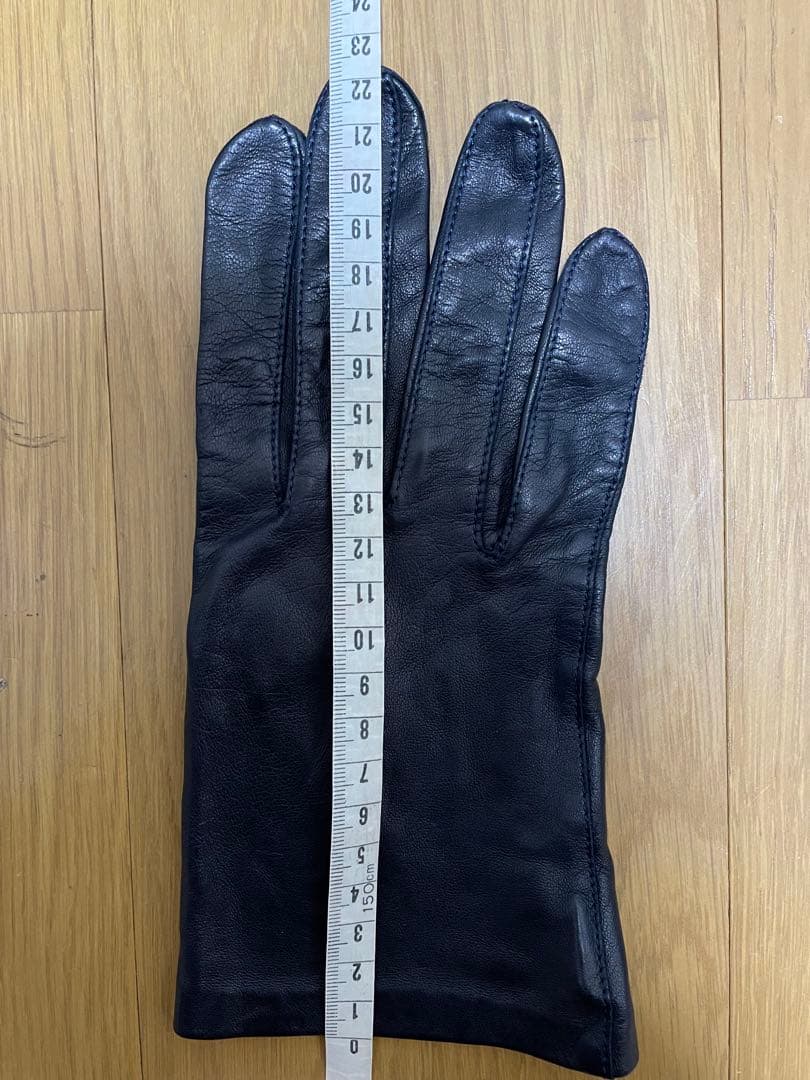Alta Classe アルタクラッセ　濃紺レザー手袋