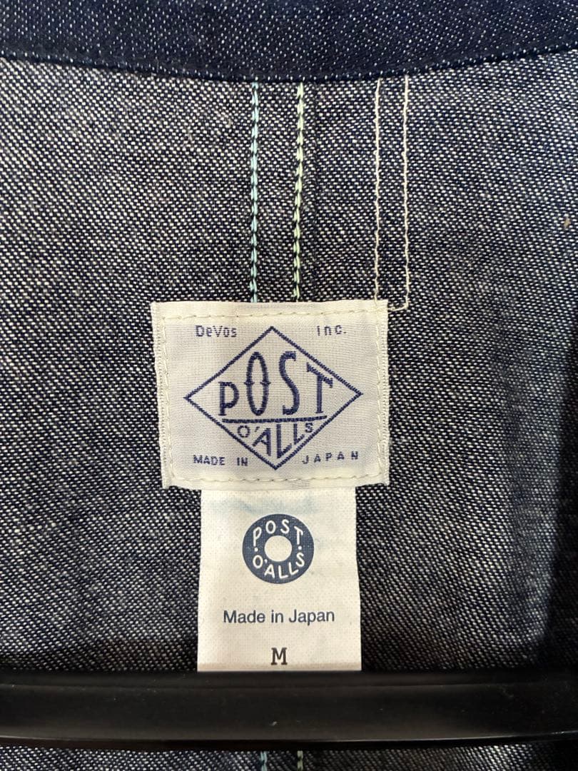 ジャケット・アウター POST OVERALLS POST44 -8oz. denim indigo