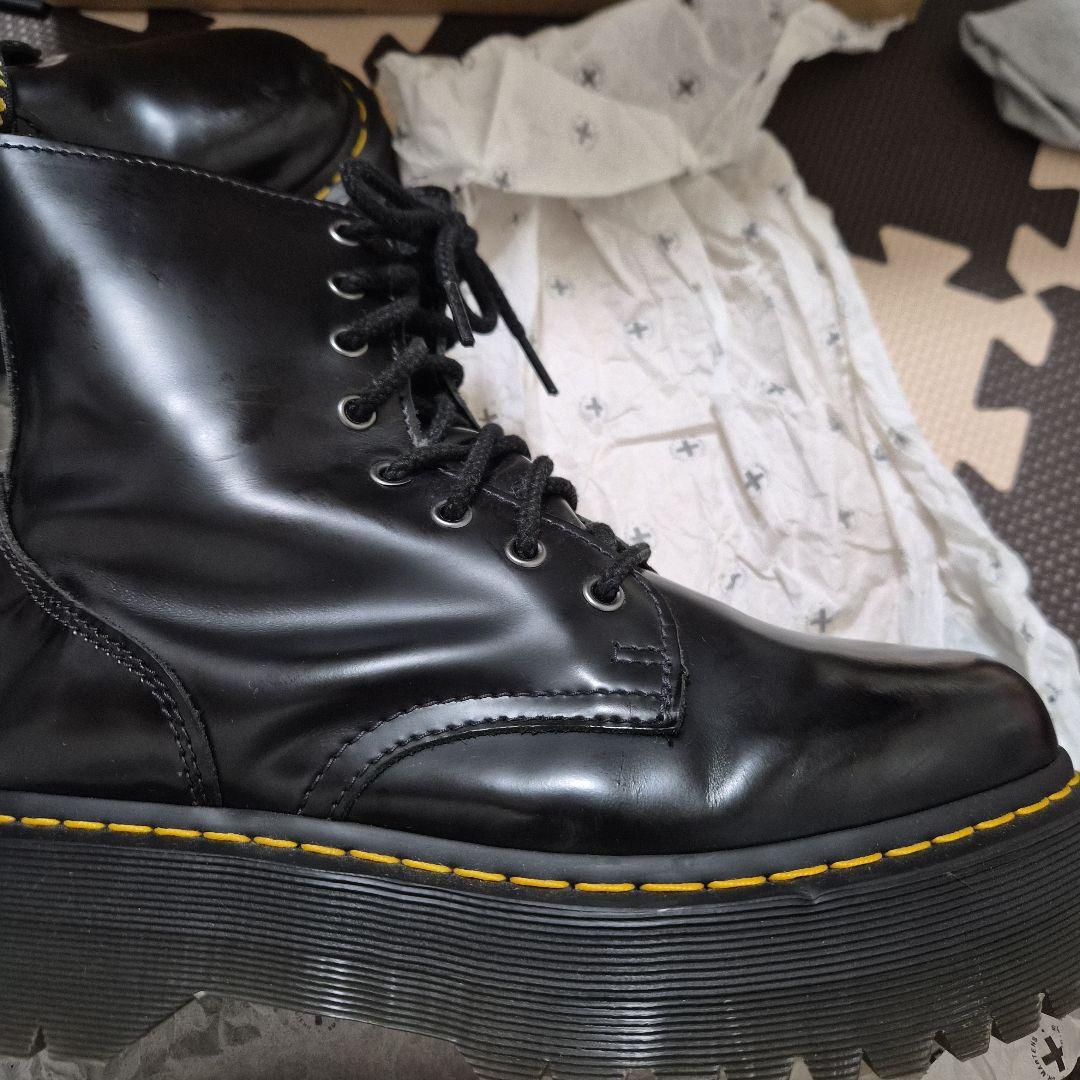 【Dr.Martens】ドクターマーチン 8ホール　厚底ブーツ　ブラック