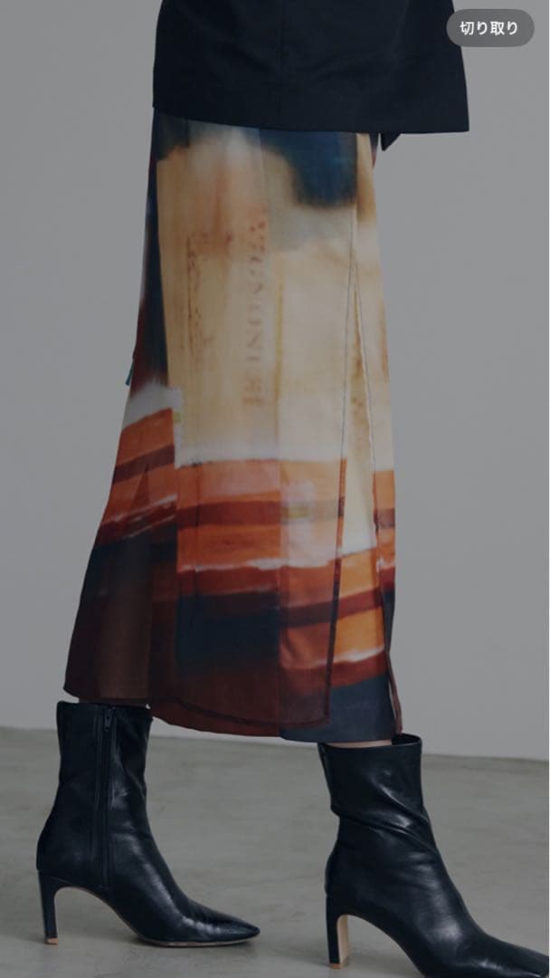 【未使用】DAIRY LIFE SCENERY SHEER SKIRT