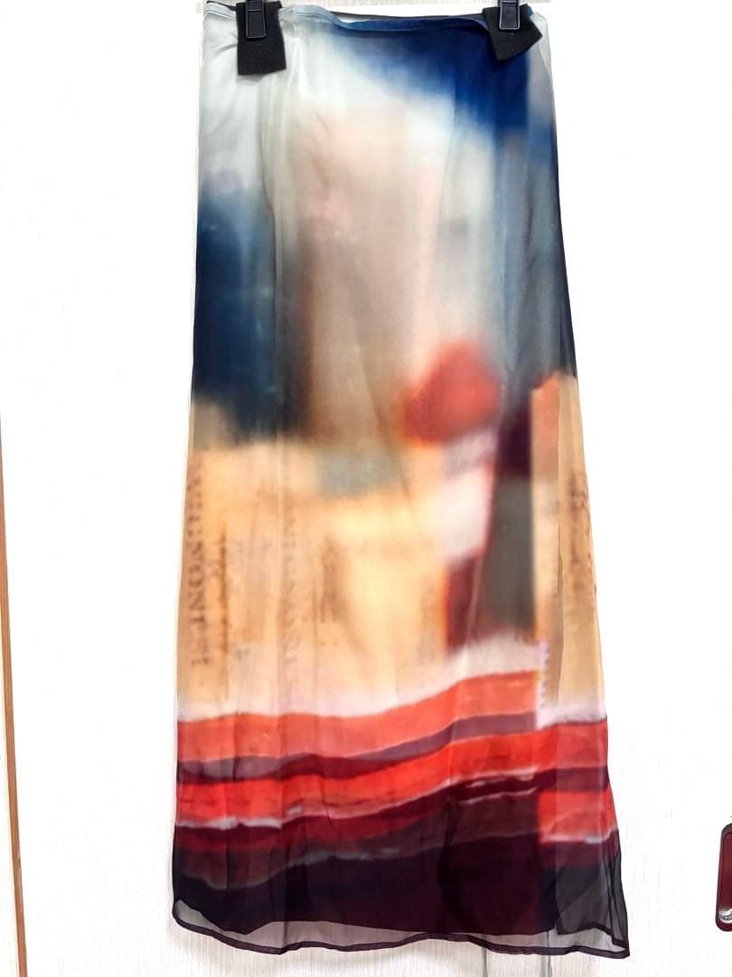 【未使用】DAIRY LIFE SCENERY SHEER SKIRT