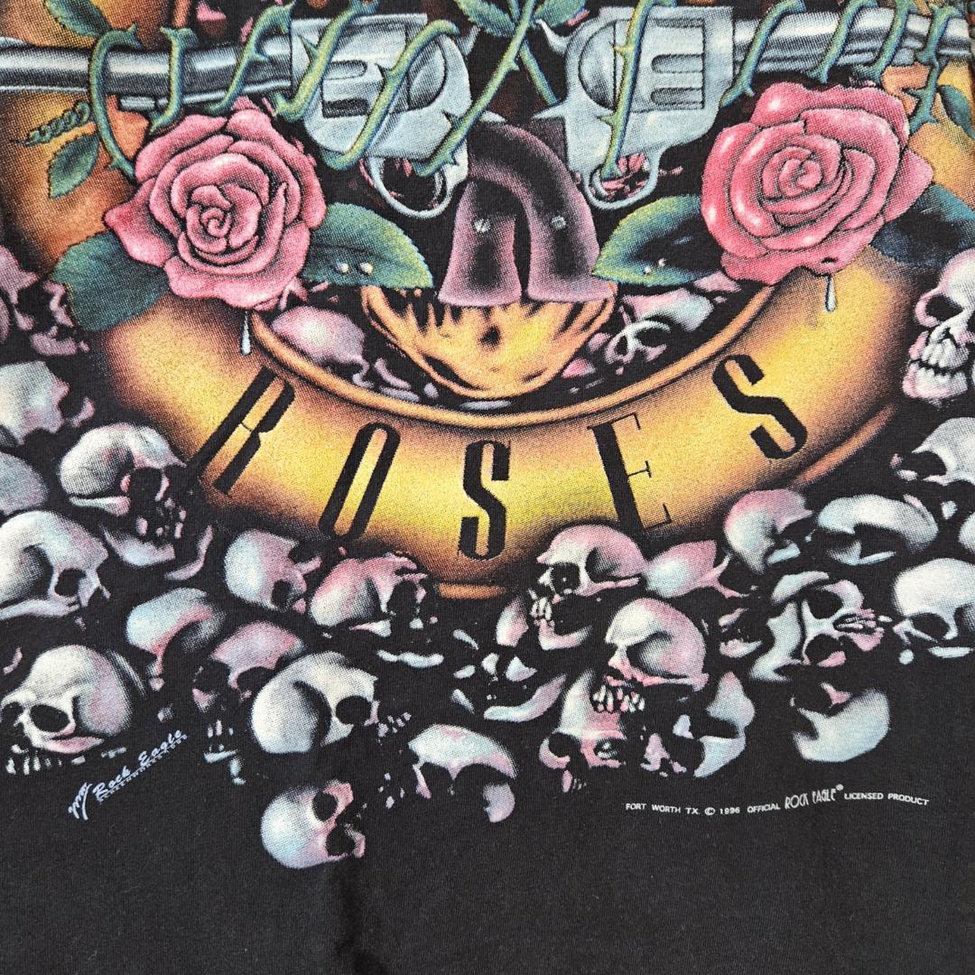 茶*酒様 90s FITS L-XL 古着 GUNS N' ROSES Tシャツ