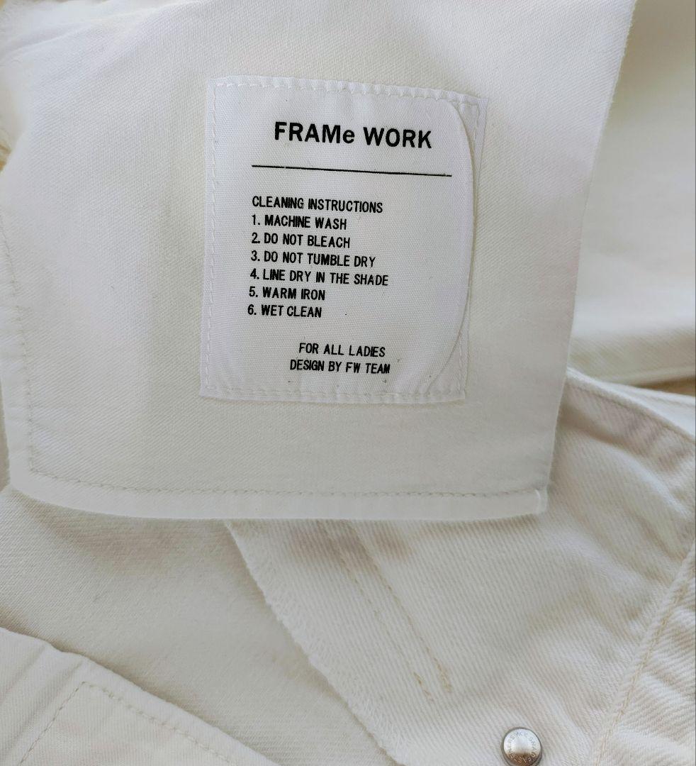 定価20900円✤FRAMeWORK✤フレームワーク✤フロントアシメデニムパンツ