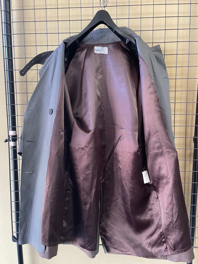 kolor カラー ハーフスリーブ トレンチコート Trench Coat