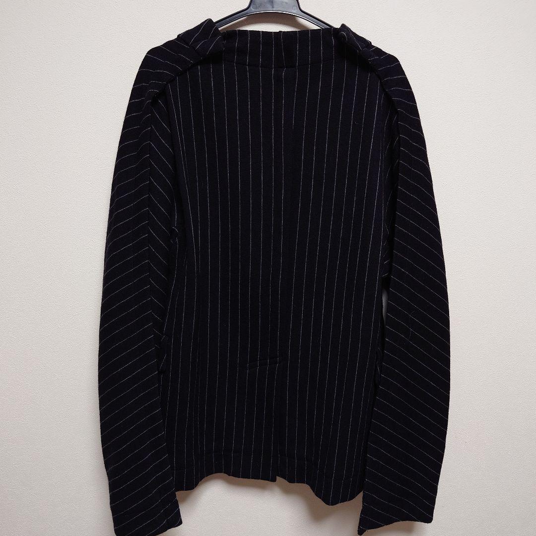 レア　COMME des GARCONS　ストライプジャケット　ブラック　XS