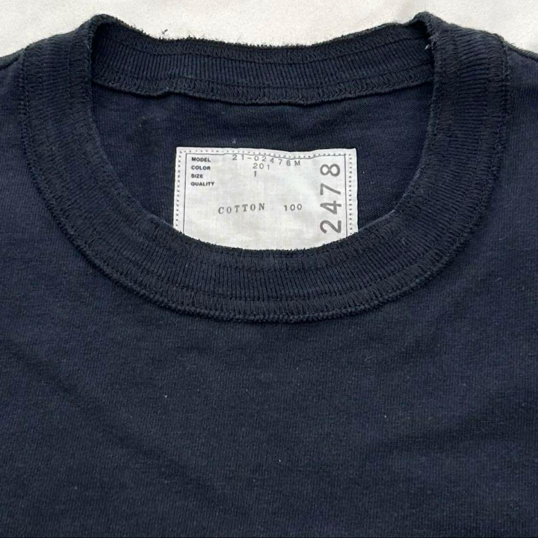 美品 sacai 半袖カットソー Tシャツ