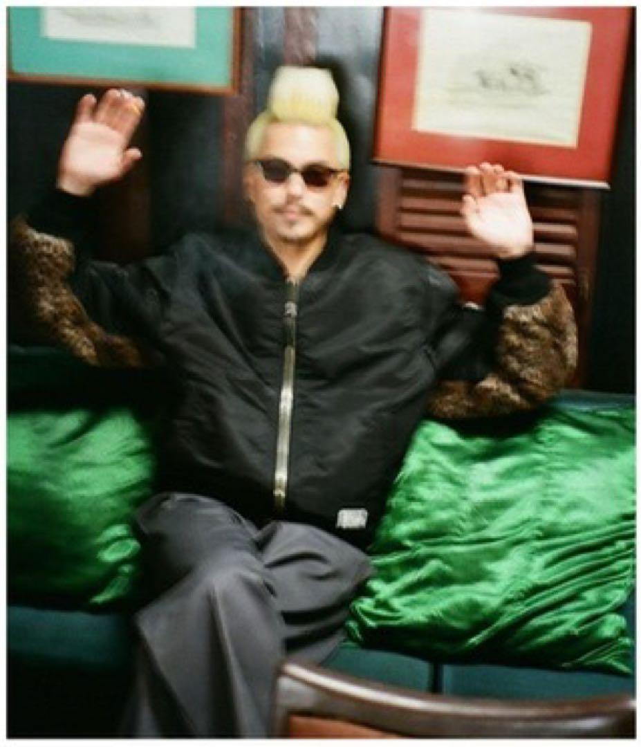ワコマリアLEOPARD FAUX FUR MA-1 FLIGHT JACKET